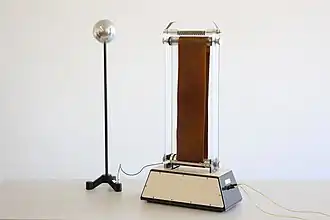Van-de-Graaff-Generator ohne Hohlkugel