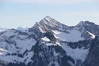 Vanil d'Arpille und Vanil d'Orseire (rechts) von Nordwesten