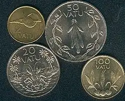 Kursmünzen von Vanuatu