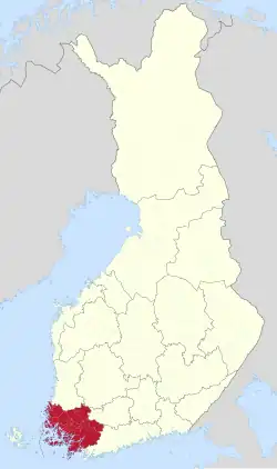 Lage in Finnland