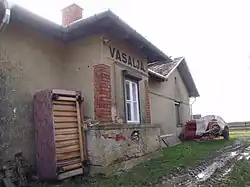 Ehemaliges Empfangsgebäude in Vasalja