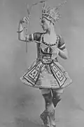 Vaslav Nijinsky in Le dieu bleu, 1912