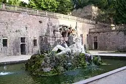 Vater Rhein, Heidelberg, Hortus Palatinus