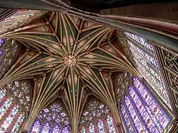 Hölzerne Laterne des östlichen Oktogons, mit Fächergewölbe