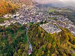 Castello Tesino vom Colle di Sant’Ippolito