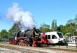 Wiederöffnung des Personenverkehrs im Bahnhof Veendam, 1. Mai 2011