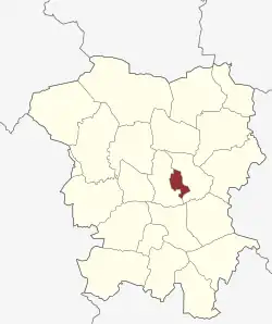 Lage des Askov Sogn in der Vejen Kommune