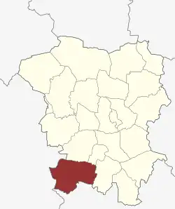 Lage des Sønder Hygum Sogn in der Vejen Kommune