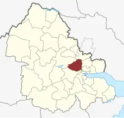 Lage des Hover Sogn in der Vejle Kommune