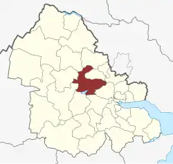 Lage des Jelling Sogn in der Vejle Kommune