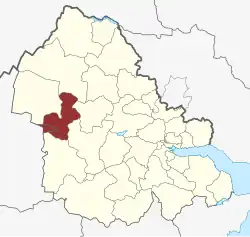 Lage des Lindeballe Sogn in der Vejle Kommune