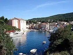 Der kleine Hafen von Veli Lošinj