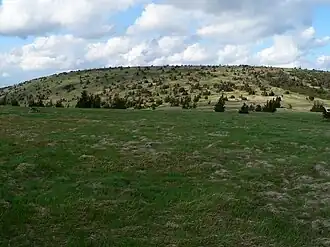 Blick vom Velký Máj zum Großen Hirschkamm