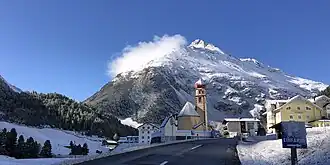 Der typische Anblick der Talleitspitze von Vent
