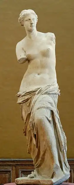 Die Venus von Milo, Ende des 2. Jahrhunderts v. Chr.