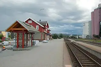 Bahnhof in Verdalsøra