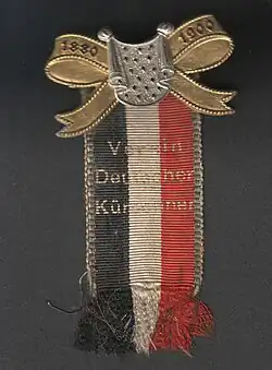Anstecknadel des Vereins deutscher Kürschner (1900)