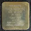 Stolperstein für Frida Markuse (Helenenwallstraße 1)