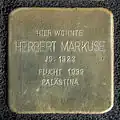 Stolperstein für Herbert Markuse (Helenenwallstraße 1)