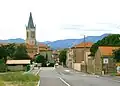 Ortsansicht mit der Kirche Saint-Grégoire