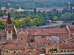 Nordseite vom Torre dei Lamberti