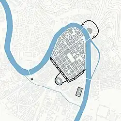 Nach dem Ausbau unter Theoderich zu Beginn des 6. Jahrhunderts