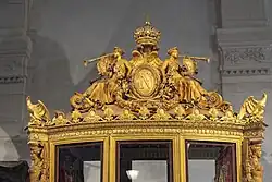 Phemen mit Wappenkartusche