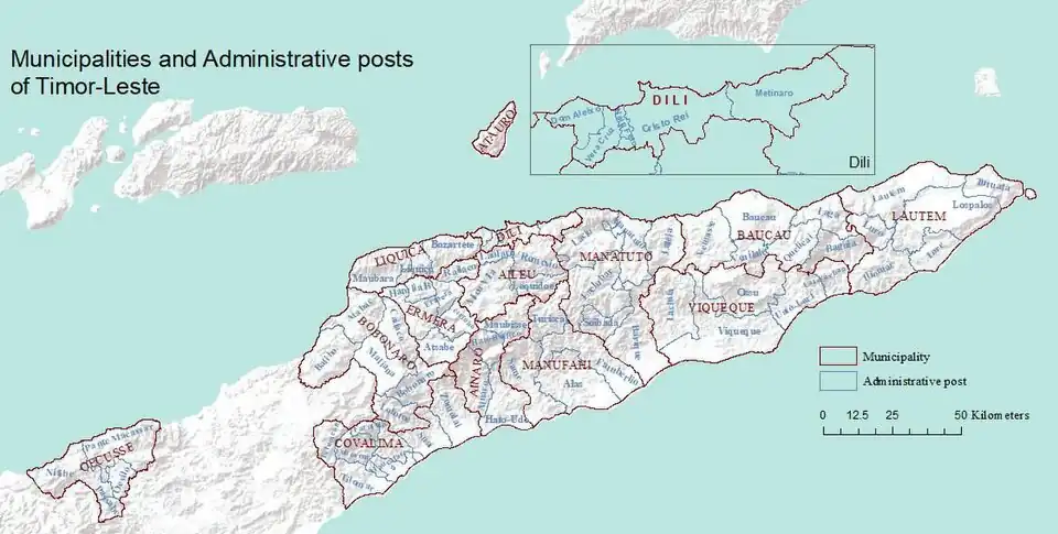 Verwaltungsämter Osttimors 2022–2023