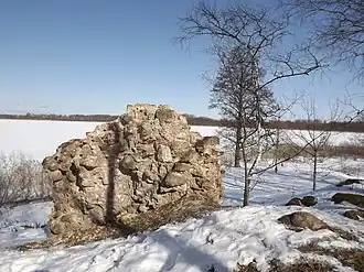 Mauerfragment der Burg Marienhausen