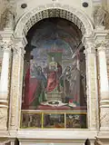 Magdalenenaltar (Heilige Magdalena mit Hieronymus, Paula, Monika, Augustinus), Vicenza, Santa Corona