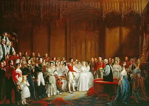 Sir George Hayter: Heirat von Albert und Victoria 1840