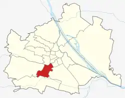 Lage von Meidling in Wien (anklickbare Karte)