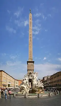 Vierströmebrunnen auf der Piazza Navona, Rom