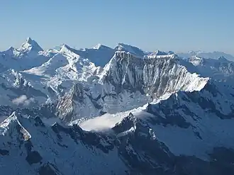 Blick vom Gipfel des Chopicalqui