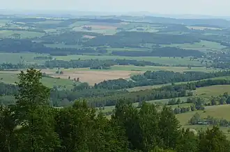 Blick vom Isergebirge