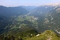 Das obere Sočatal um Bovec