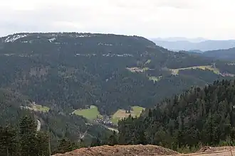Das Sandsteinplateau des Vogelskopfs über dem oberen Achertal bei Seebach