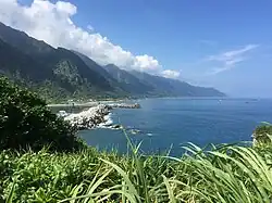Küstenlandschaft im Dorf Gankou (Blick Richtung Norden)