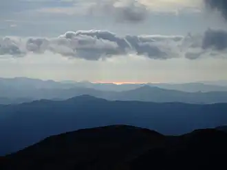 Blick vom Gassan Richtung Meer