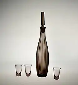 Karaffe und Gläser JUKU, 1962