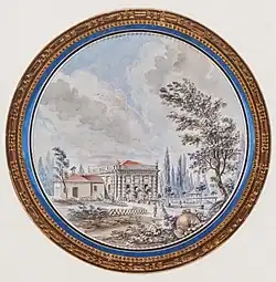 2. Das Spielhaus in Hohenheim, 1790.