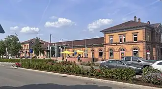 Empfangsgebäude des Bahnhofs Villingen