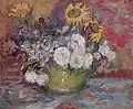Vincent van Gogh: Stillleben mit Rosen und Sonnenblumen