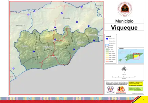 Übersichtskarte Viqueque