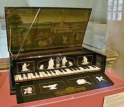 Oktav-Virginal (Ottavino), Anonymus, um 1620. Musée d’Art et d’histoire, Genf 21102014