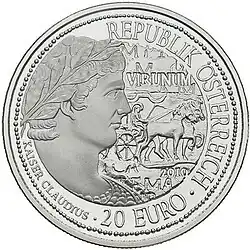 Virunum 20 Euro Silber(2010)