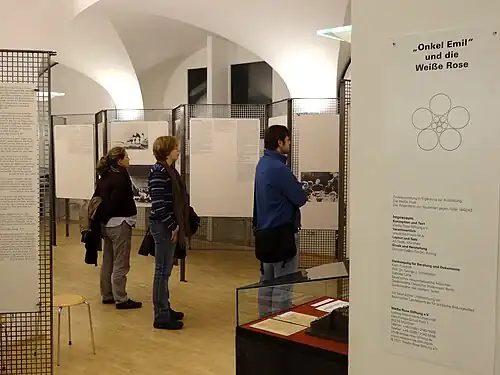 Ausstellung in der DenkStätte Weiße Rose (2012)