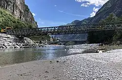 Hilfsbrücke der Armee