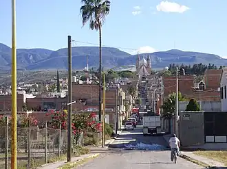 Calvillo – Ortsansicht mit Santuario de Nuestra Señora de Guadalupe