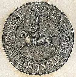 Siegel von Vytautas der Große, 1390 (1842)
